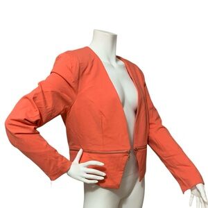 Philosophy Zipper Blazer size M multiple zipper detail